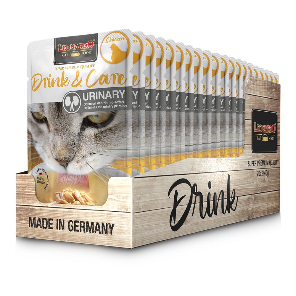Leonardo 40g/20kpl DRINK &amp; care Urinary